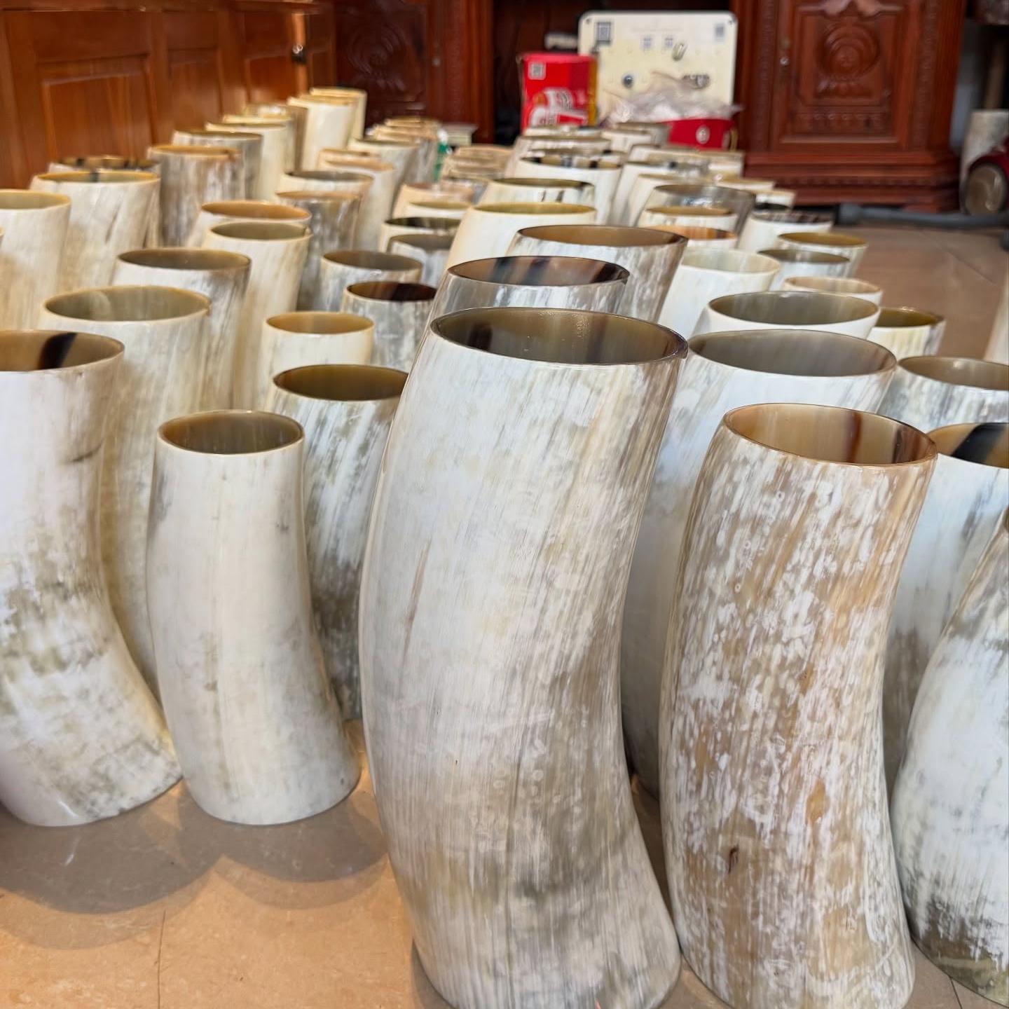 Crafted from Natural Buffalo Horn