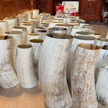 Crafted from Natural Buffalo Horn